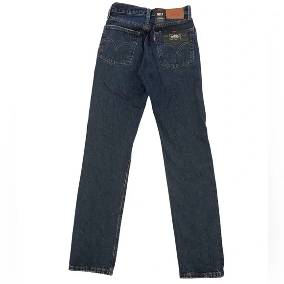 Levi's Women's High Rise Jeans - Dark Blue - Picture 4 of 12